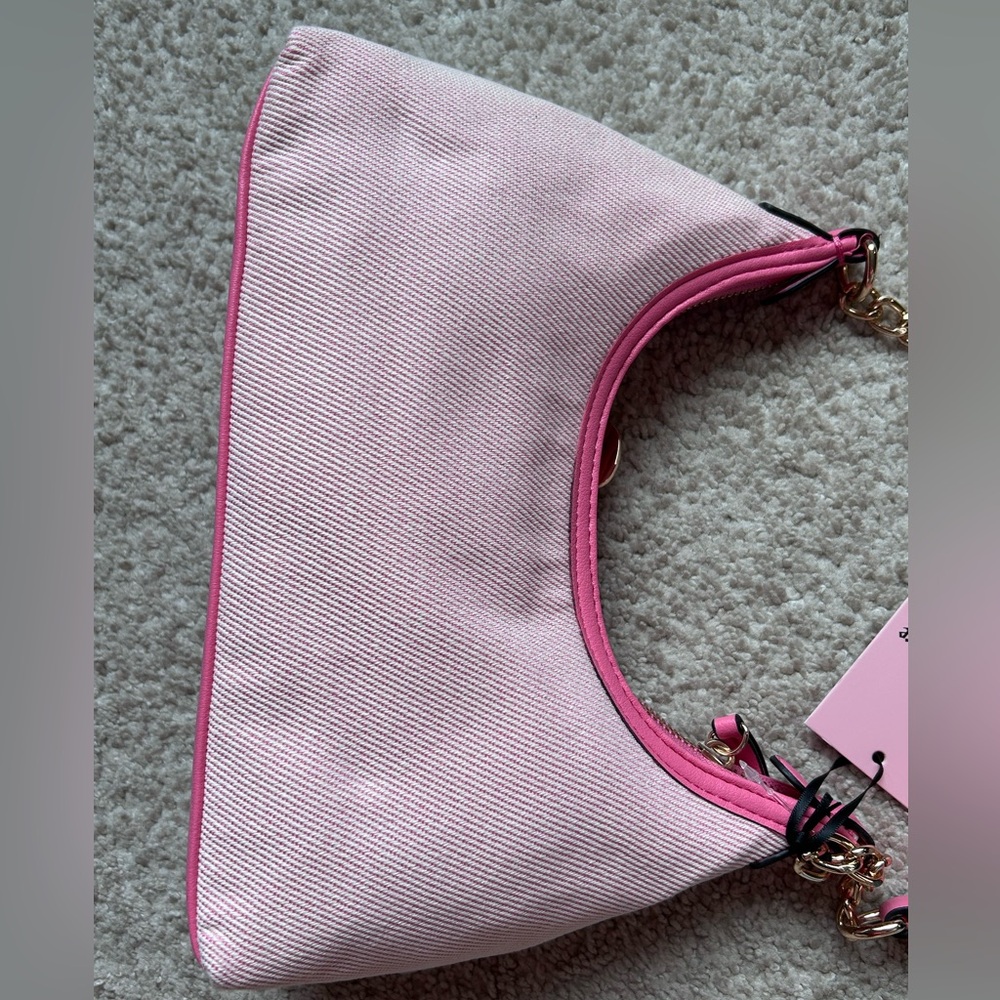 NWT Juicy Couture Berry Sweet Hobo Bag Pink OS Y2K Barbiecore Retro Tropical - Picture 7 of 15